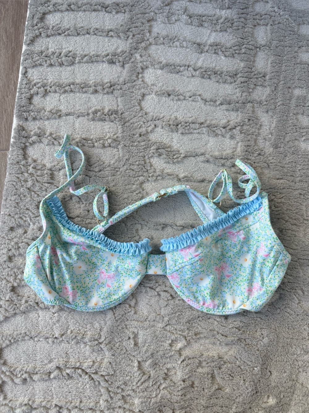 Elsa Hosk x Heavy Manners Ruffle Underwire Top